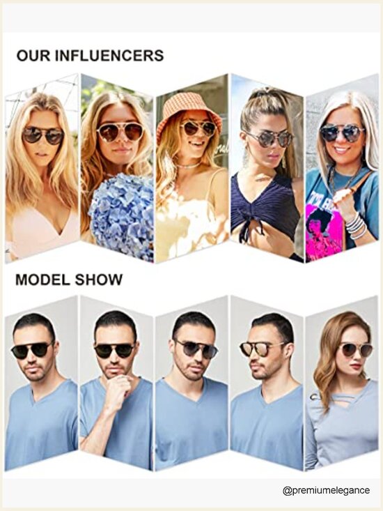 Retro Aviator Polarized Sunglasses Double Bridge UV400 Protection main image 4